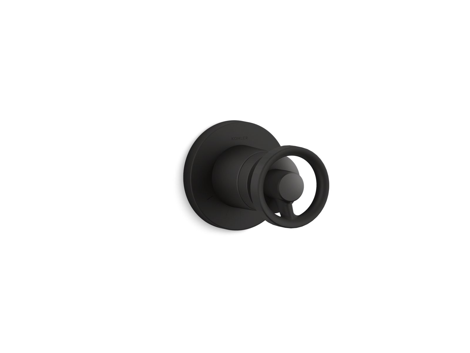 Components MasterShower transfer valve trim with Industrial handle