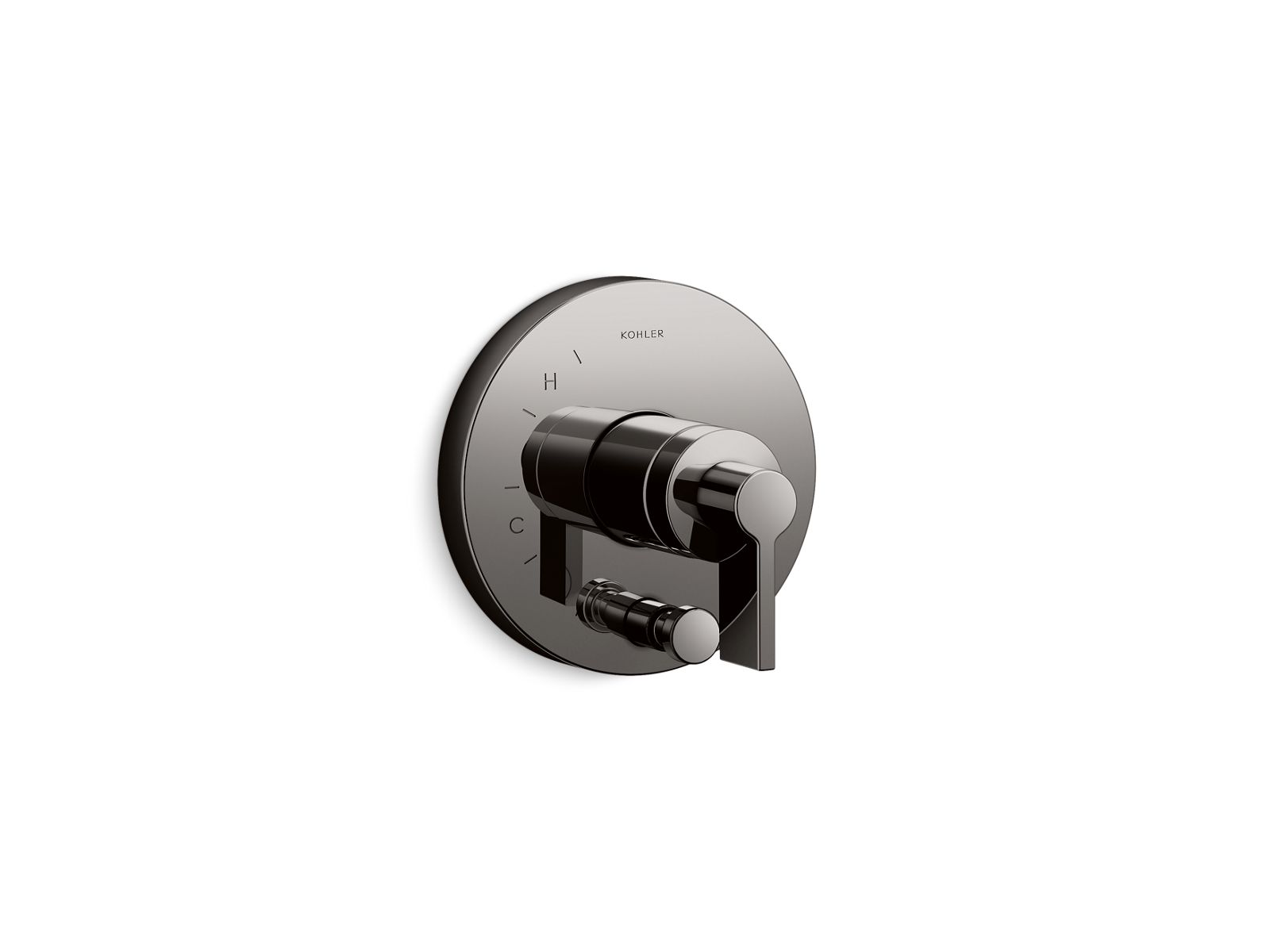 Components Rite-Temp valve trim with Lever handle and diverter