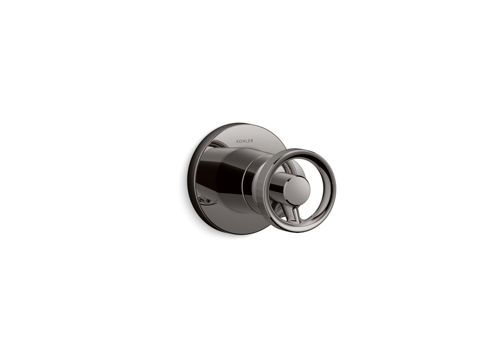 Components MasterShower transfer valve trim with Industrial handle