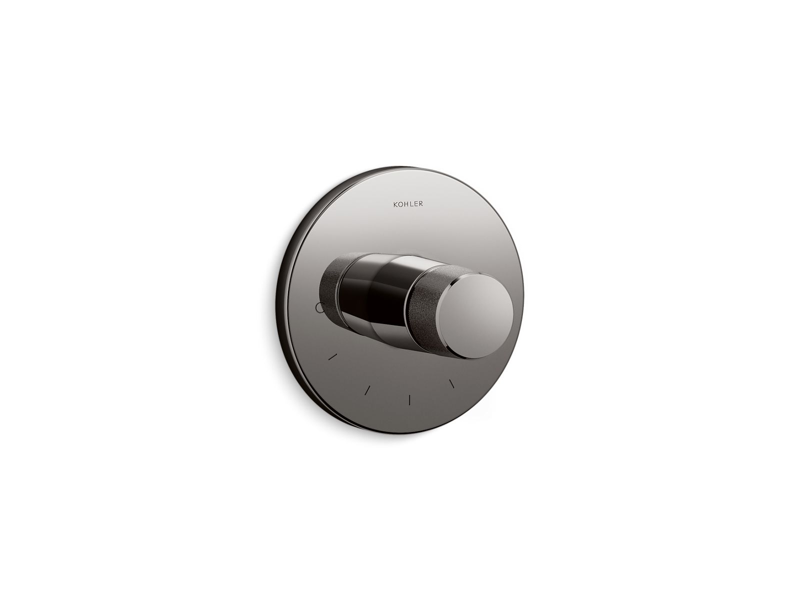 Components MasterShower temperature control valve trim with Oyl handle