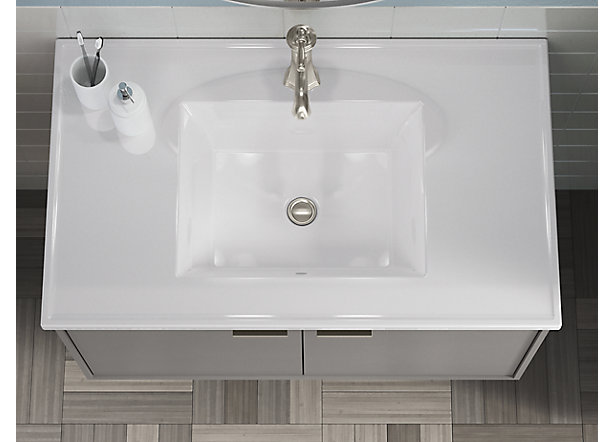 Vanity Tops Vanities Guide Bathroom, Integrated Glass Sink Vanity Top