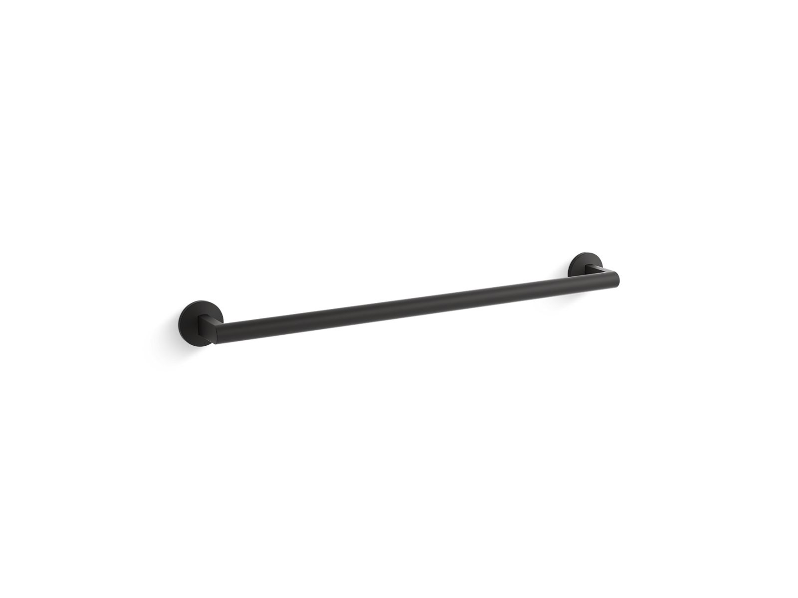 KOHLER Katun 24 in. Wall Mount Towel Bar in Matte Black