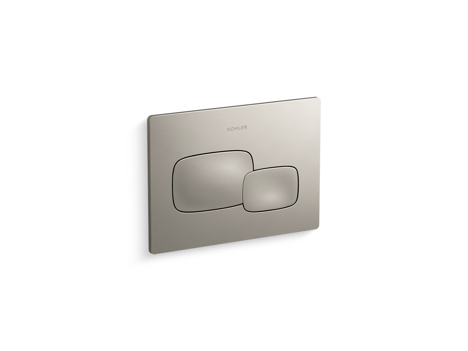 Cue Flush actuator plate for 2"x 4" in-wall tank and carrier system
