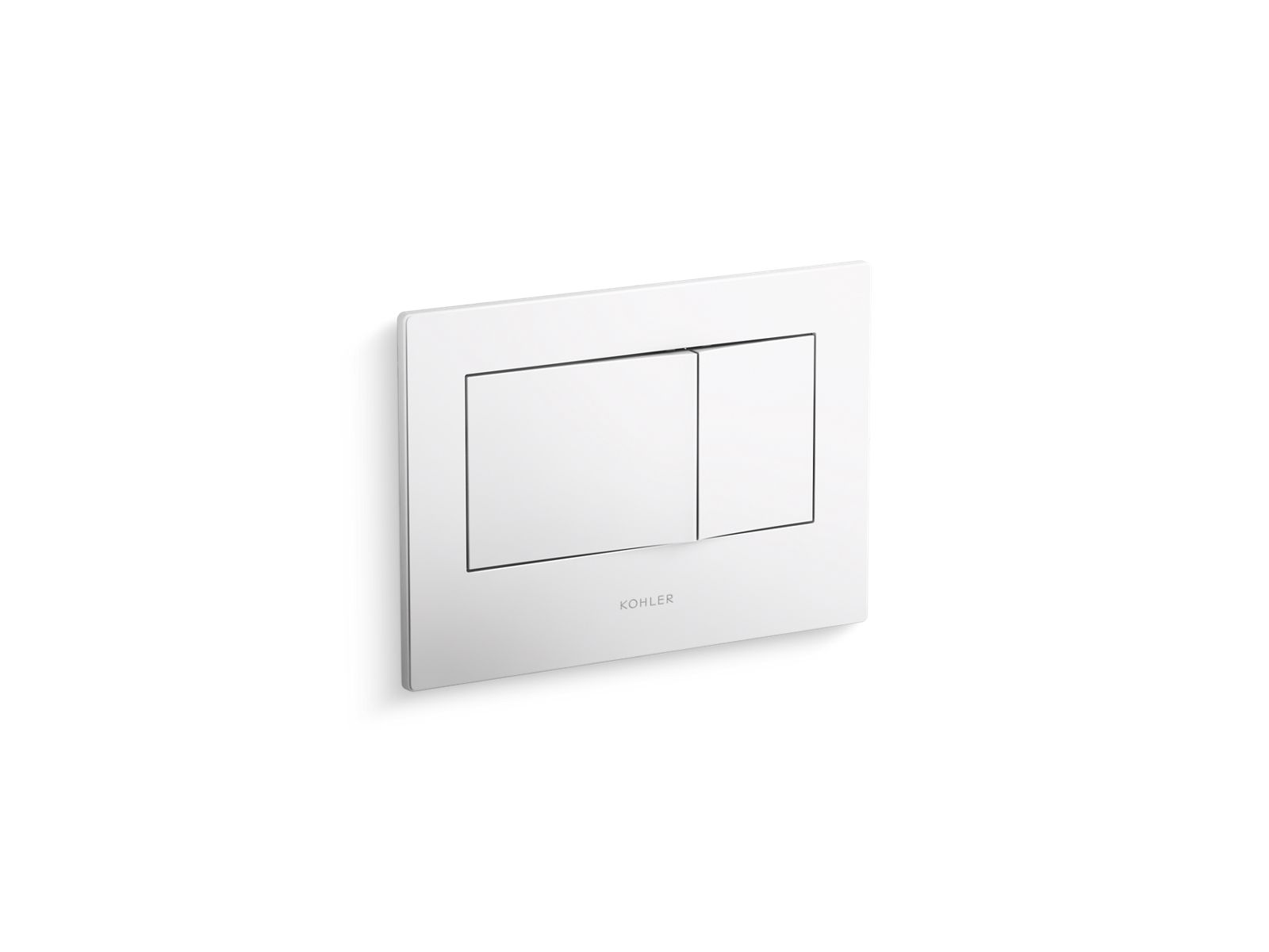 Bevel Flush actuator plate for 2"x4" in-wall tank and carrier system