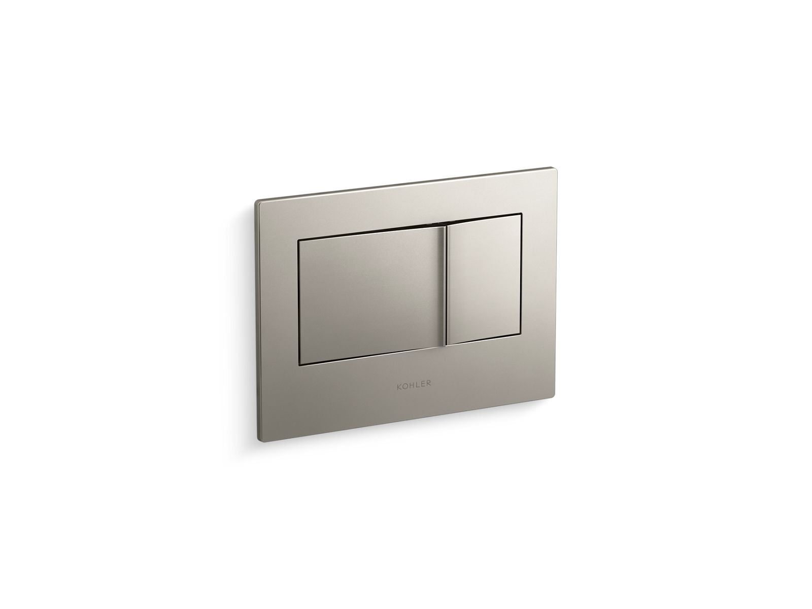 Bevel Flush actuator plate for 2"x4" in-wall tank and carrier system
