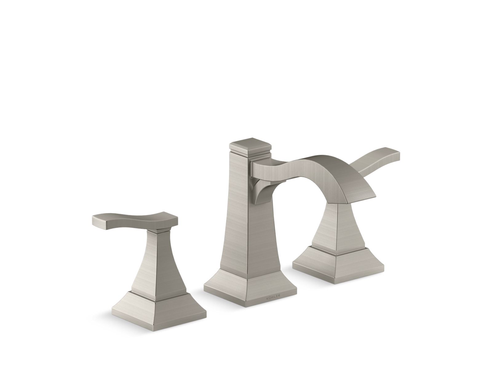 Kohler Co., Bathroom Faucet, Inspired by Craftsman architecture, the Truss™ bathroom faucet has familiar, clean lines for a
