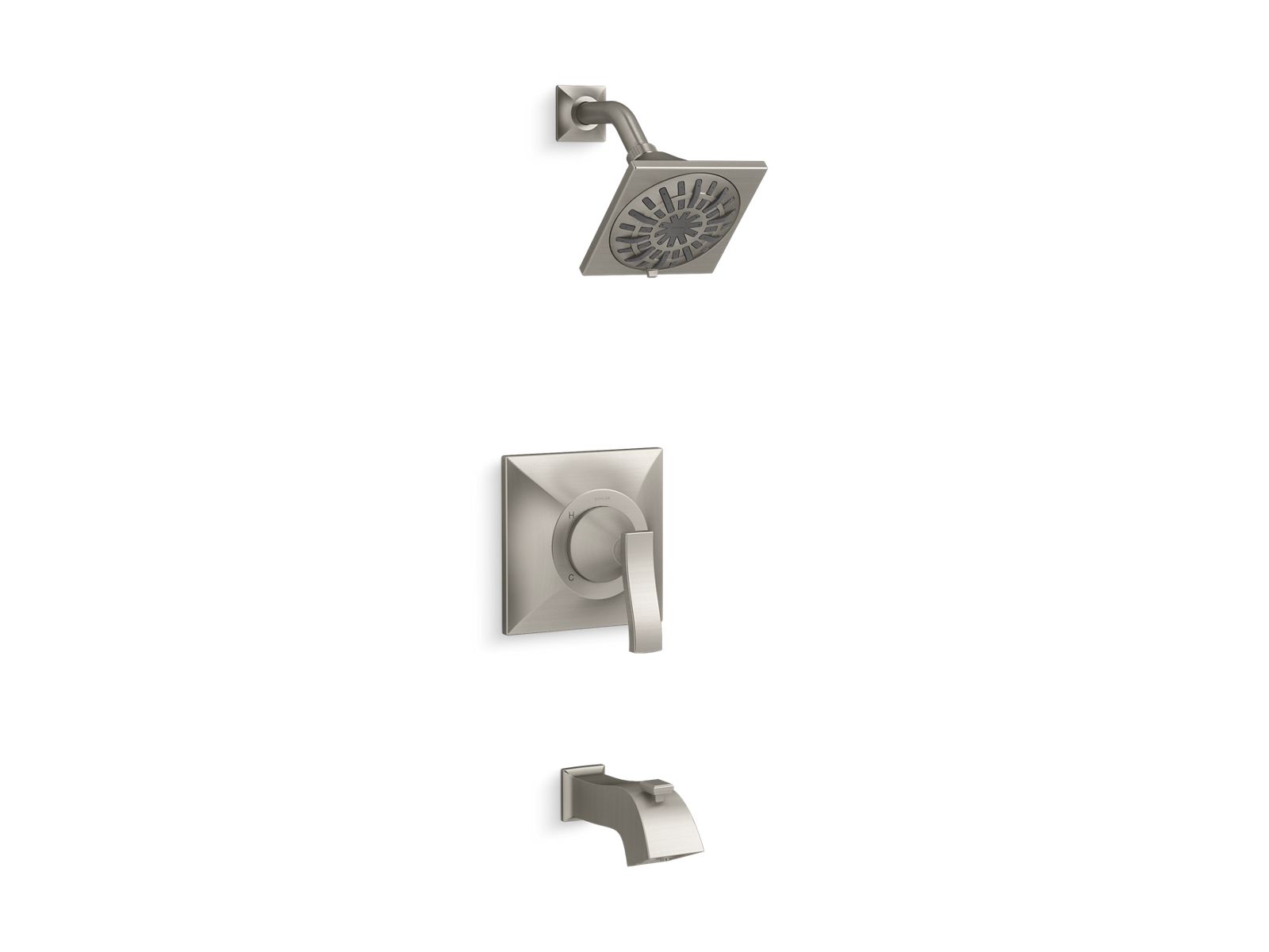 Kohler Co., Tub Shower Faucet, Inspired by Craftsman architecture, the Truss™ faucet collection has familiar, clean lines