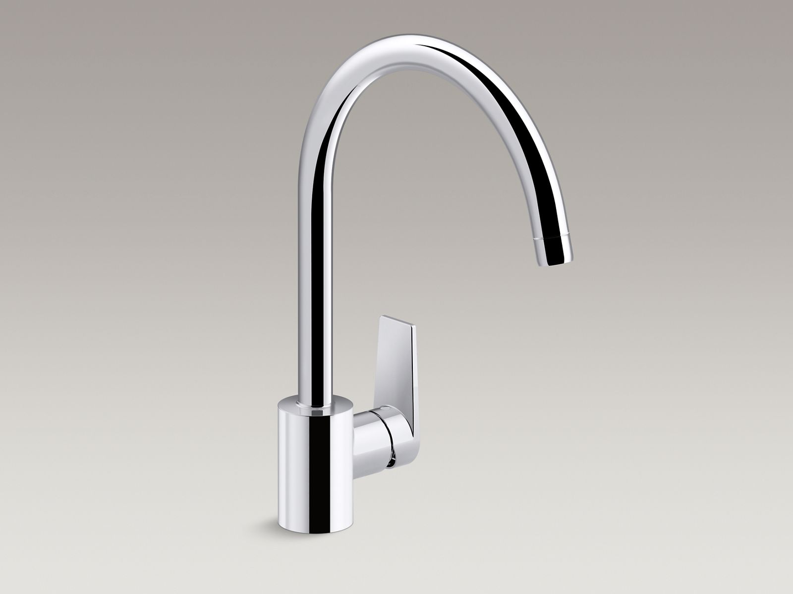 K 74053W 4 CP Taut Tube Spout Kitchen Faucet Studio KOHLER   Zac49429 Rgb