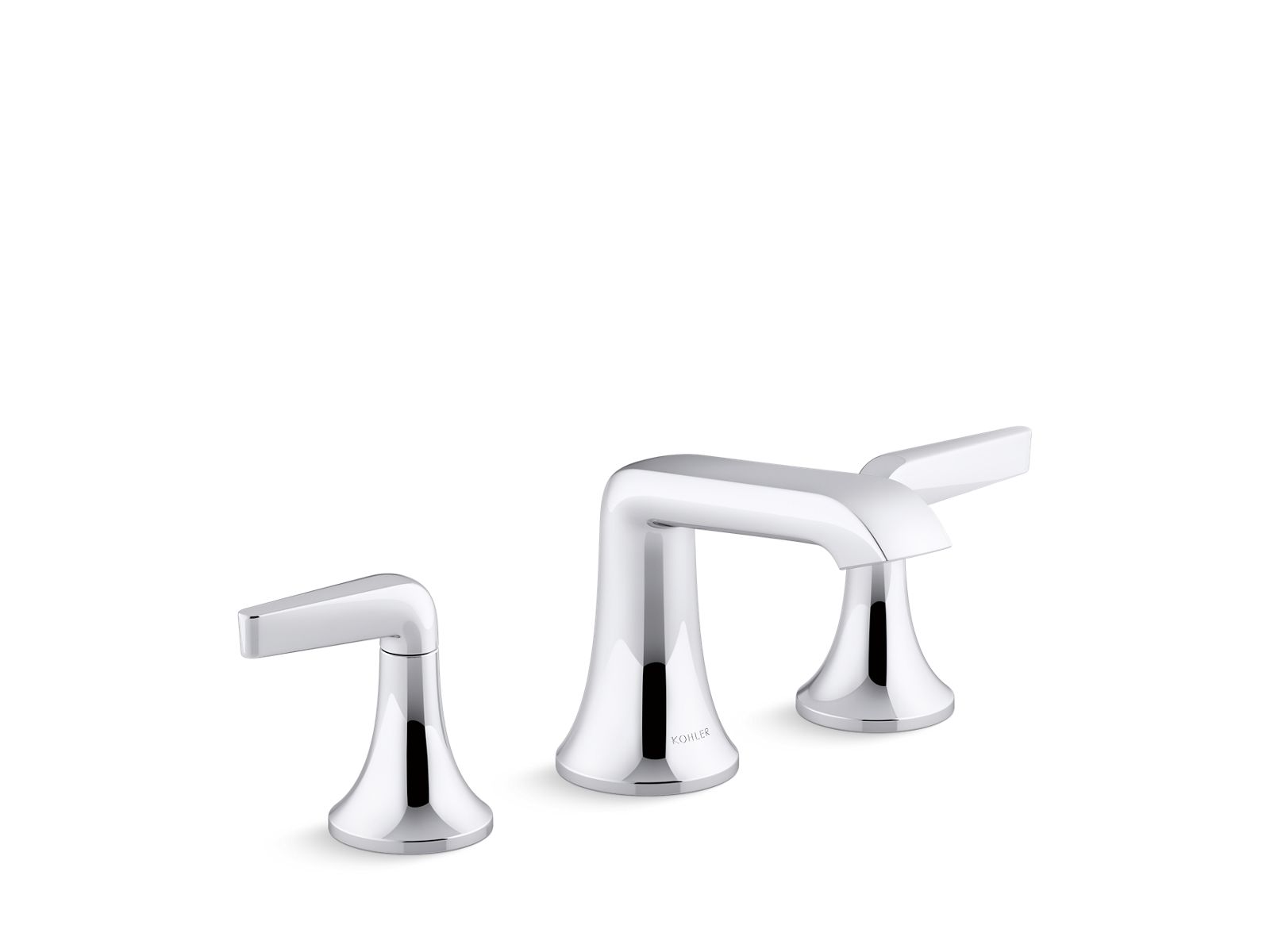 Kohler Co., Bathroom Faucet, The design of the Tempered bathroom faucet collection balances strong, squared edges and steep