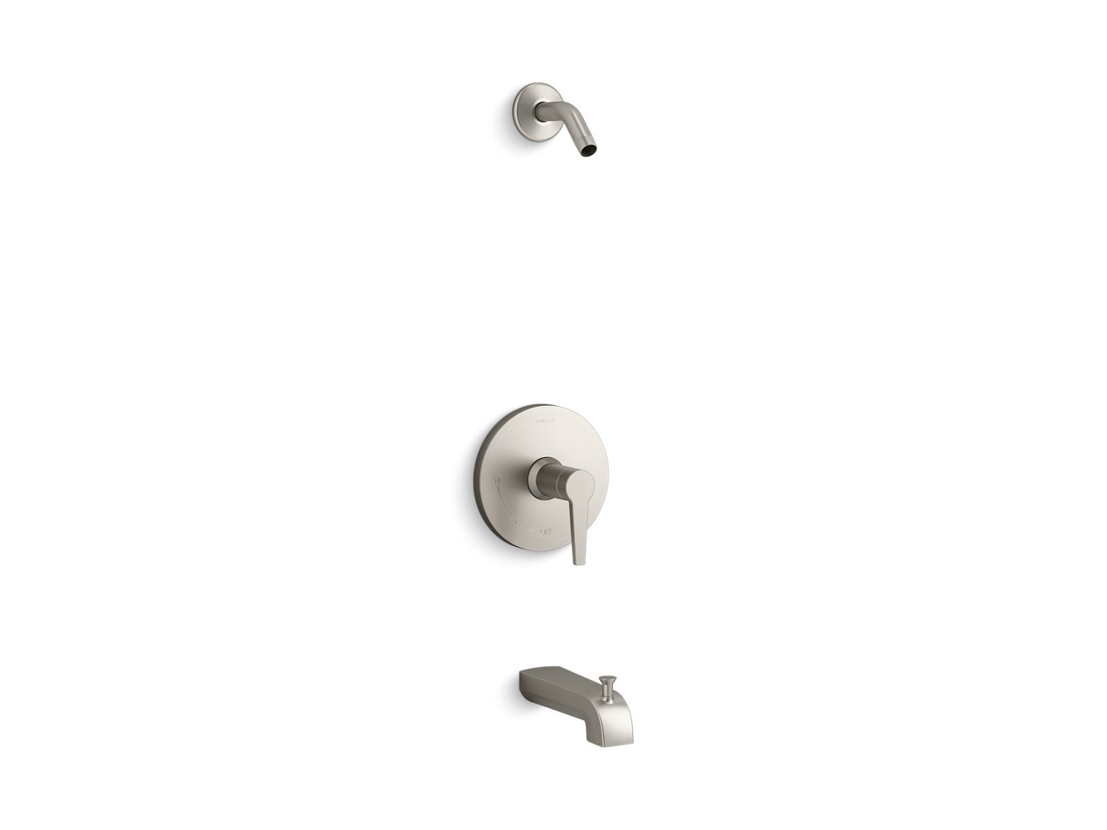 Pitch Rite-Temp bath and shower trim kit, without showerhead