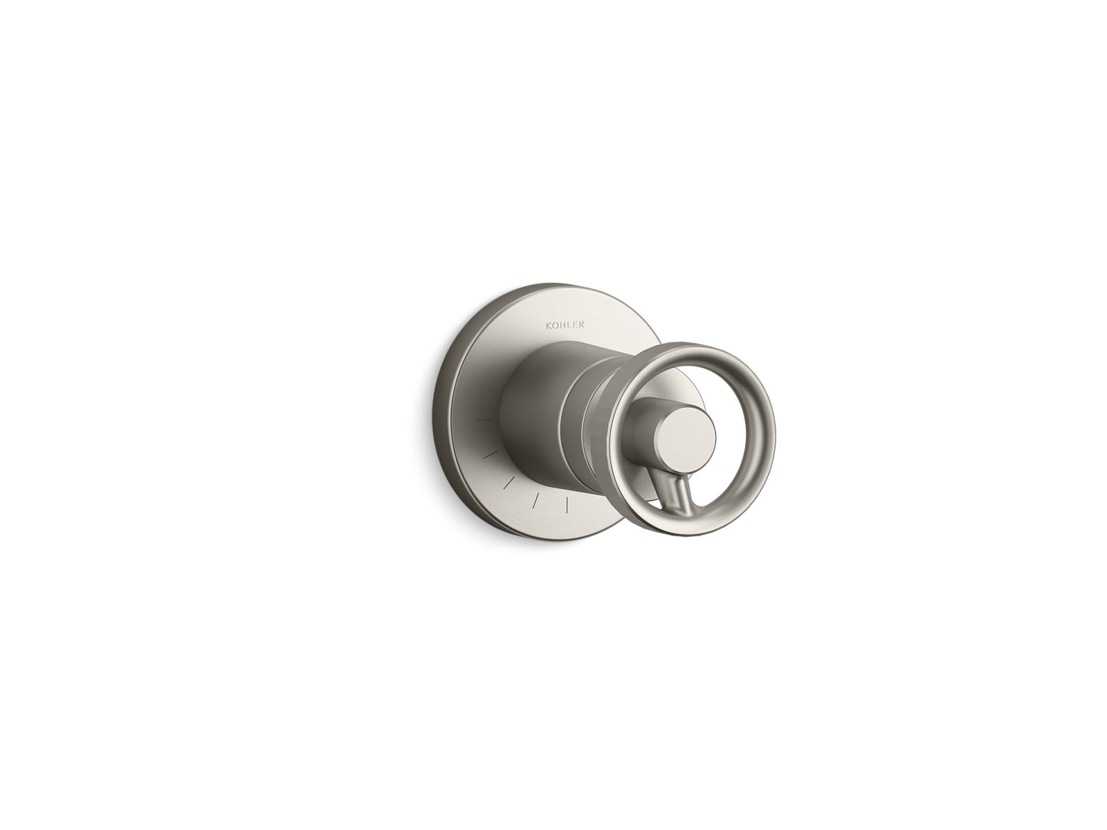 Components MasterShower volume control valve trim with Industrial handle