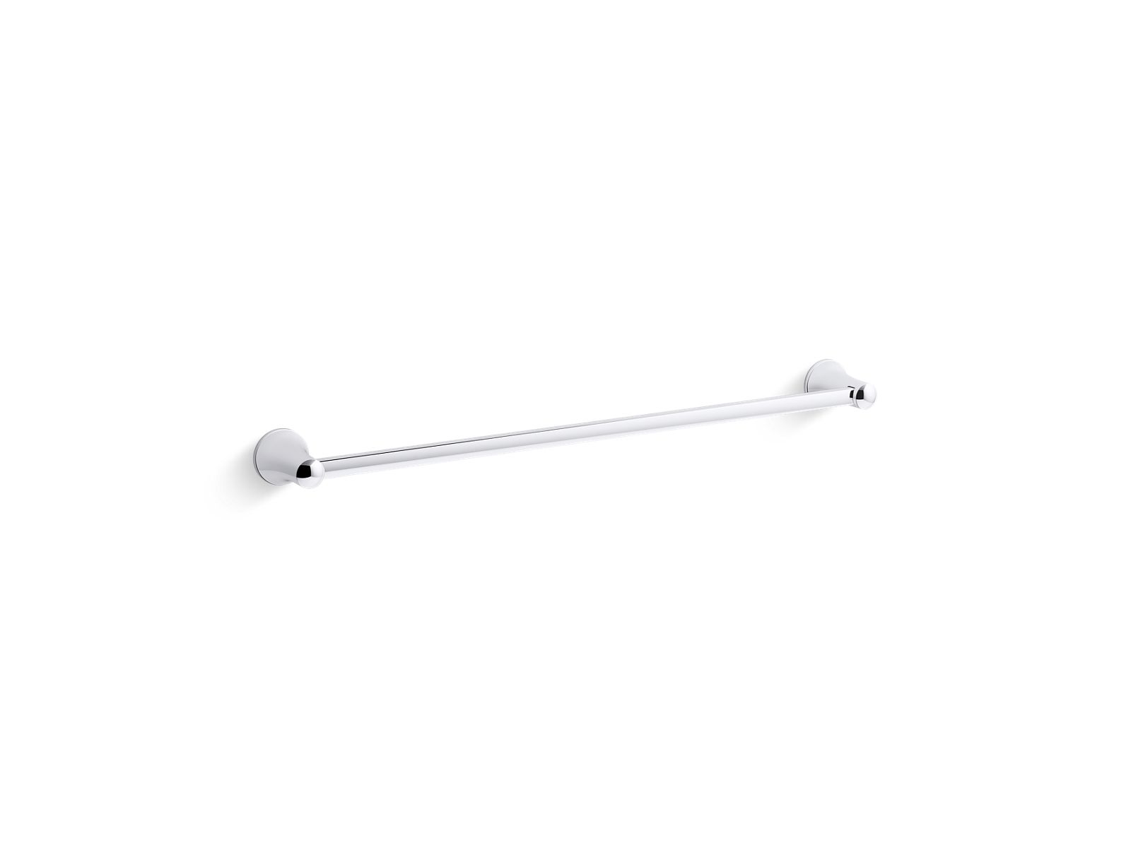 KOHLER Rubicon 24 in. Towel Bar in Vibrant Brushed Nickel K-R26112