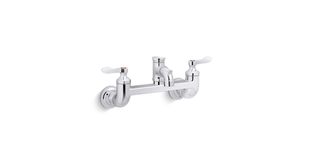 Polished Chrome KOHLER K-8928-CP Service Sink Faucet