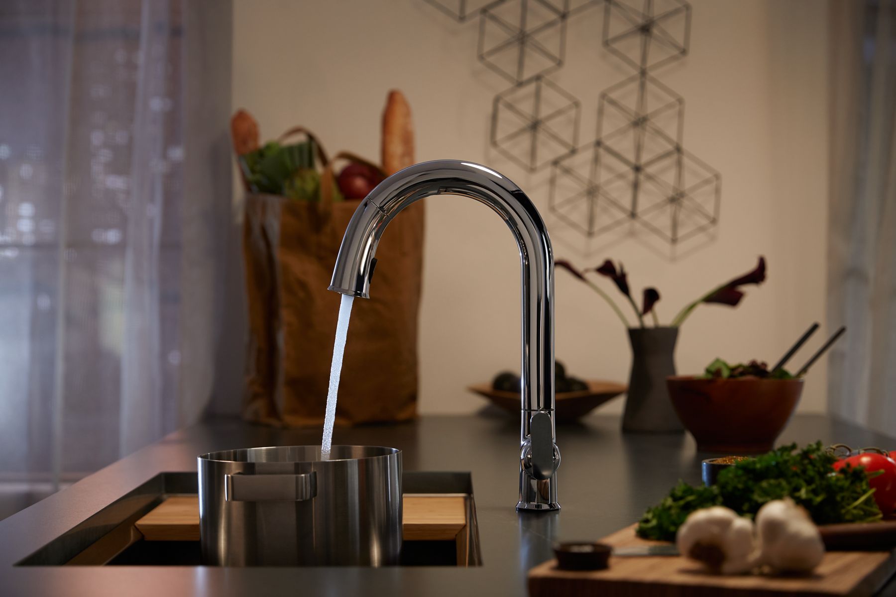 Touchless Kitchen Faucets With Response Technology KOHLER   Zac62963 Rgb