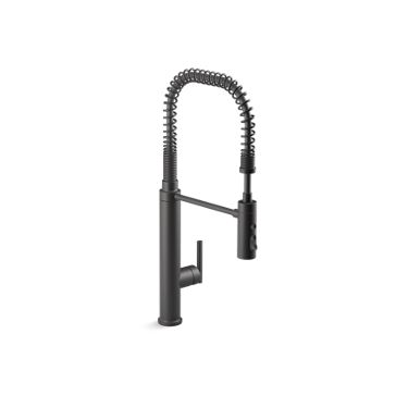 Kohler K-28003-1-CM1 Matte Black Kennon 25 x 22 x 10-5/8 Neoroc Top-mount/undermount Single-Bowl Kitchen Sink