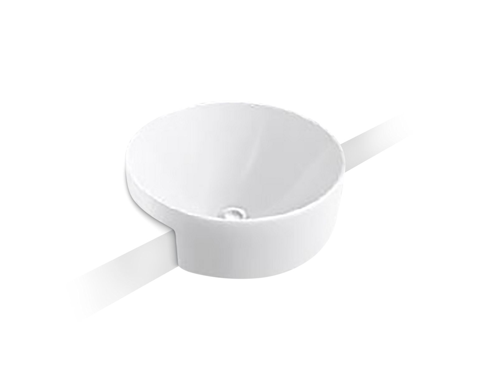 Chalice™ Semi-recessed bathroom sink | 97013T | KOHLER