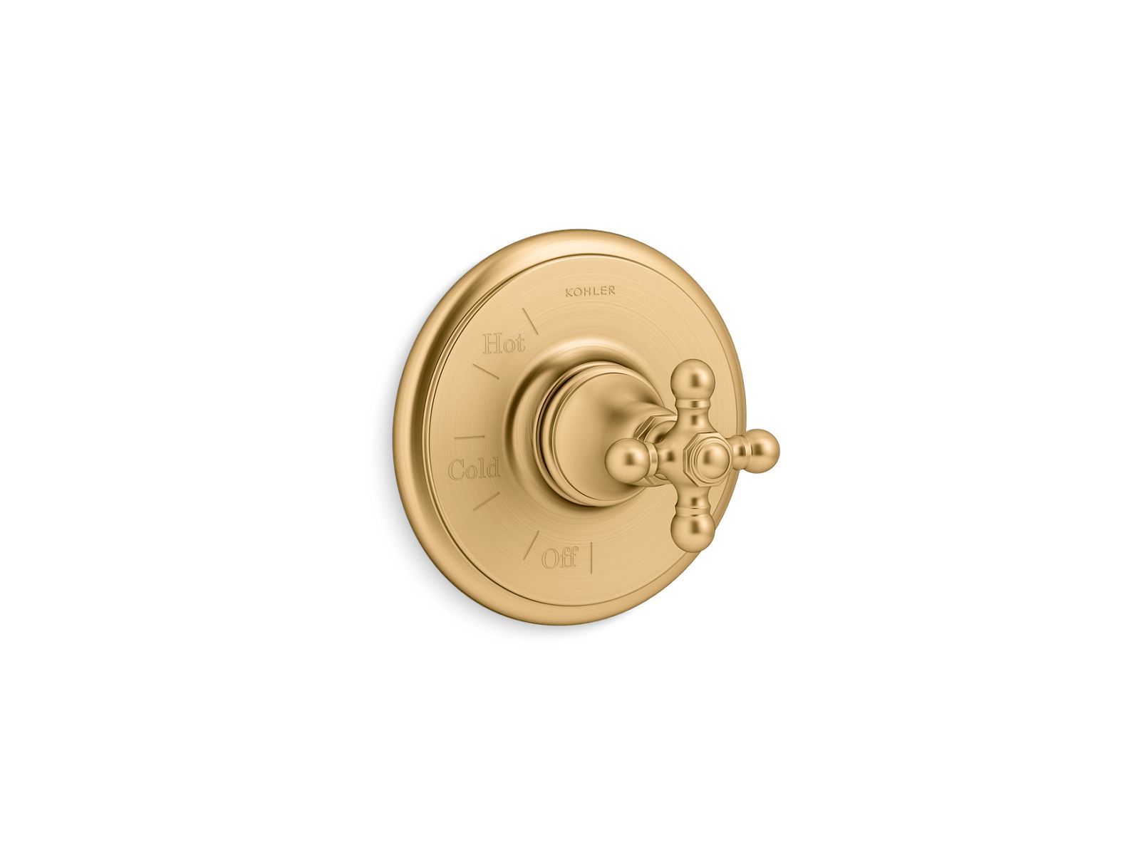 Artifacts Rite-Temp valve trim with cross handle