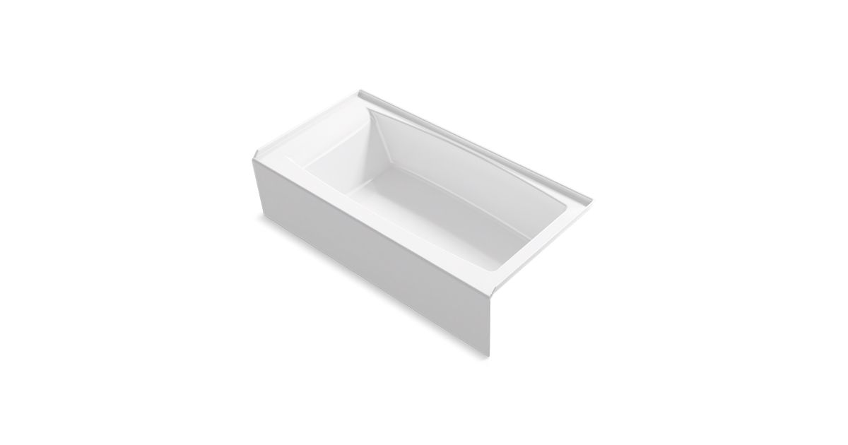 kohler entity alcove bathtub