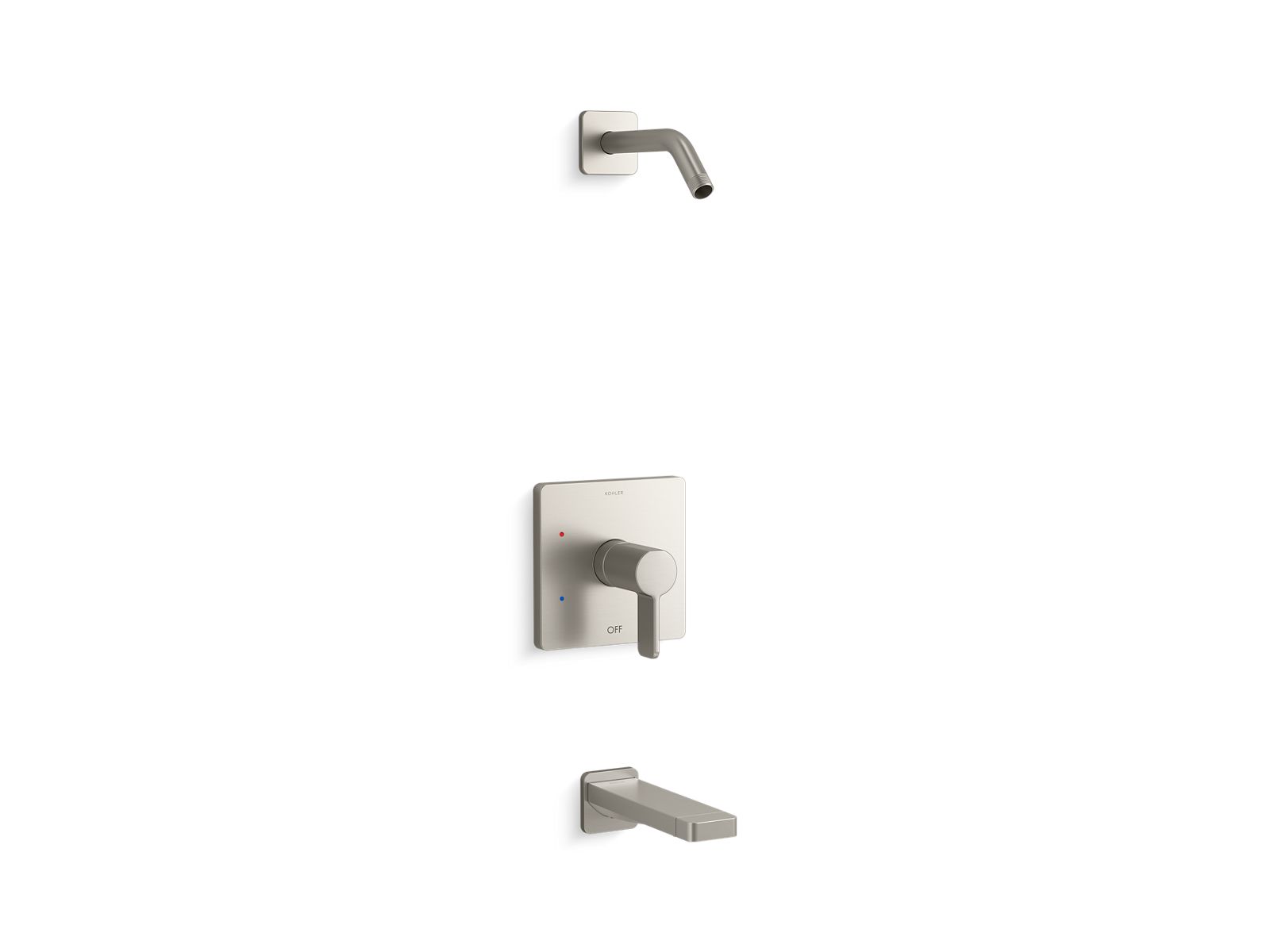 Parallel Rite-Temp bath and shower trim kit, without showerhead