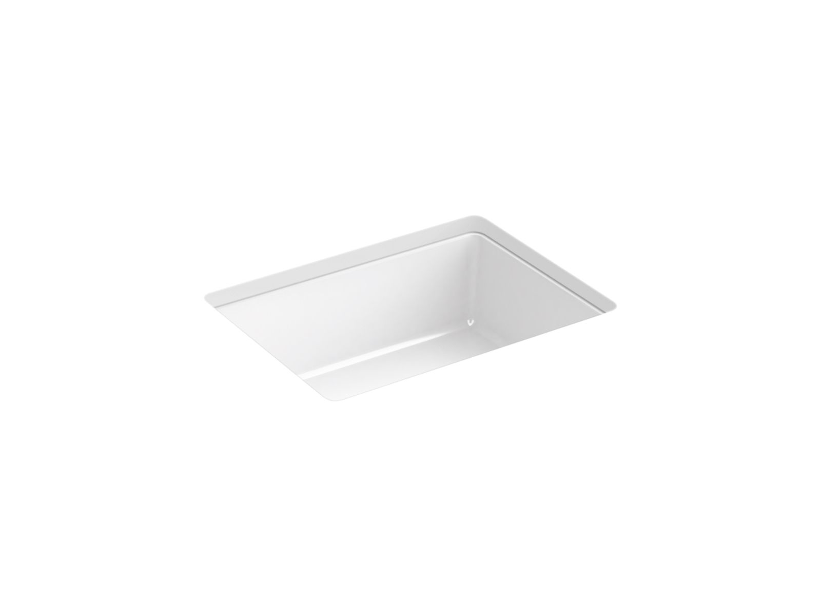 verticyl rectangle under mount bathroom sink