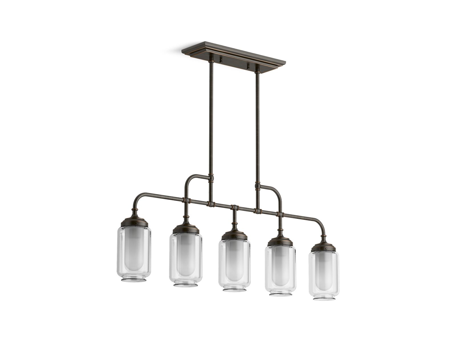 Artifacts Five-Light Linear Chandelier | K-22660-CH05 | KOHLER