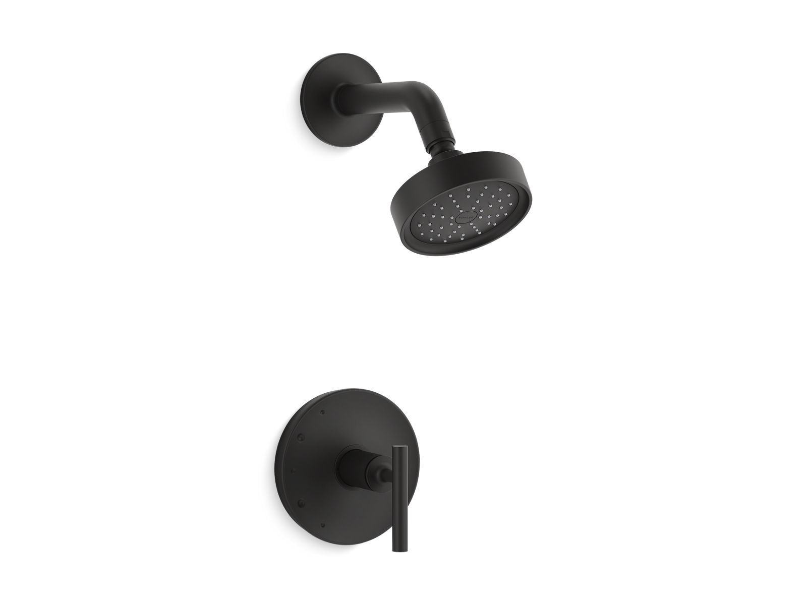 Purist Rite-Temp shower trim kit with lever handle, 1.75 gpm