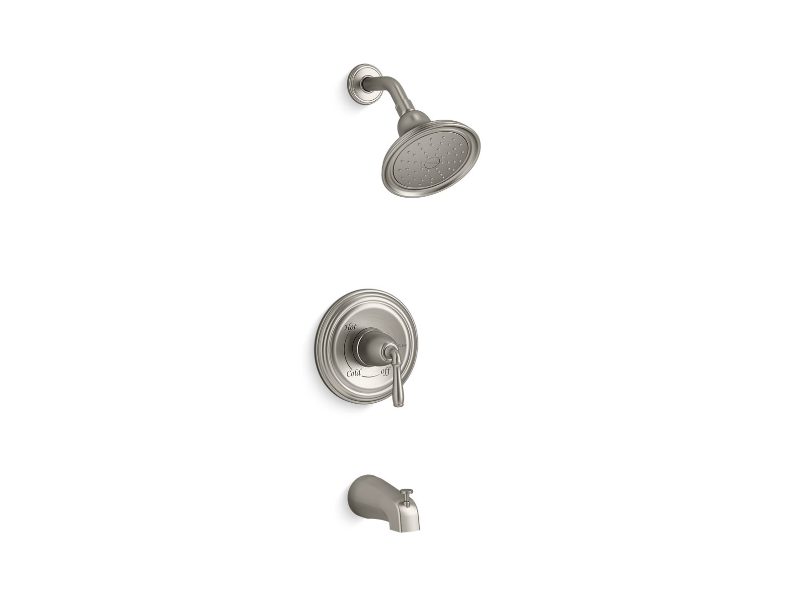 Devonshire Rite-Temp bath and shower trim kit, 1.75 gpm, NPT spout