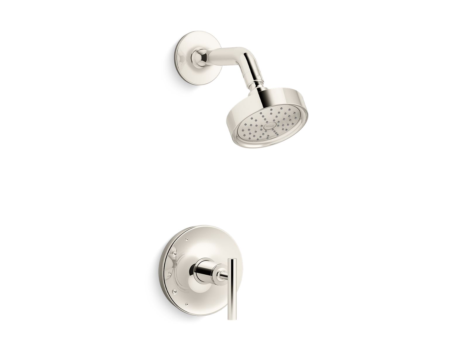 Purist Rite-Temp shower trim kit with lever handle, 1.75 gpm