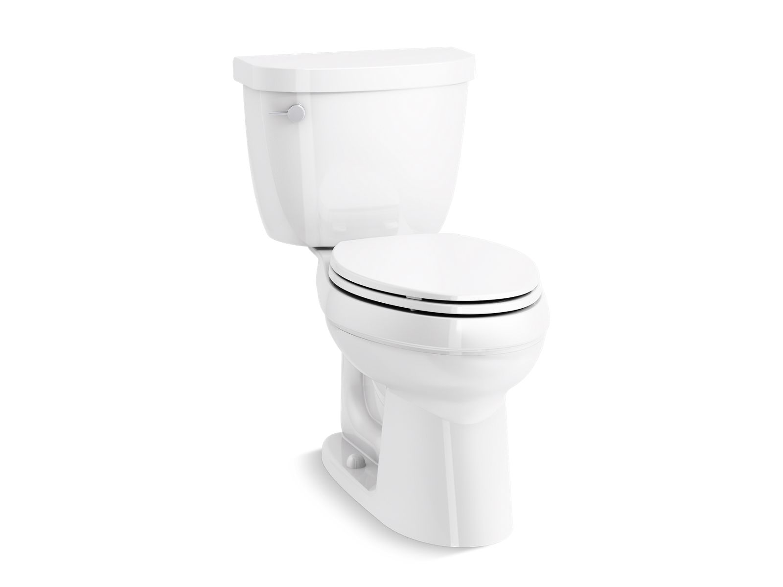 Kohler Co., Toilet, Featuring the classic, versatile look of the Cimarron collection, this two-piece chair height toilet