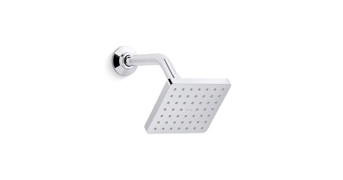 Parallel 1.75 gpm Single Function Showerhead With Katalyst Spray 