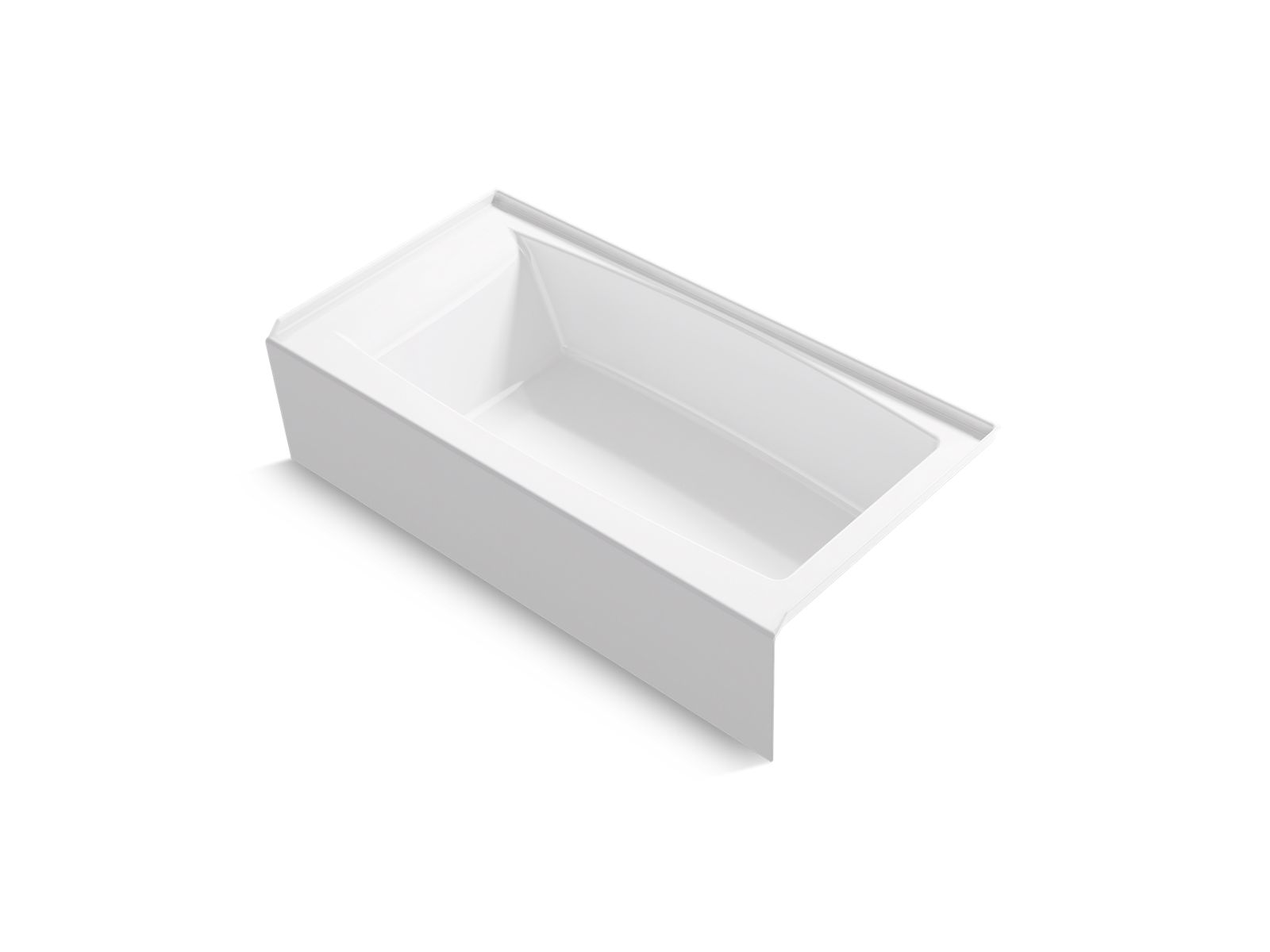 Elmbrook 60 in. Right Drain Rectangular Alcove Bathtub with Integral Apron in White Elmbrook 60 in. Right Drain Rectangular Alcove Bathtub with Integral Apron in White