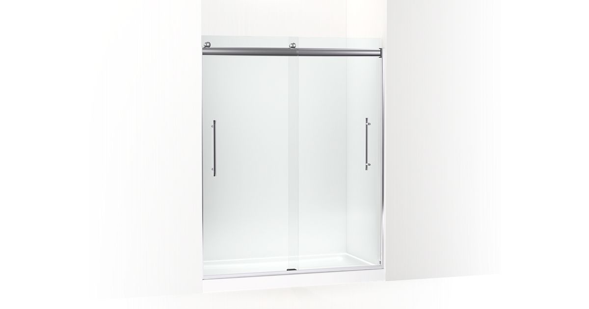 Elmbrook Frameless Sliding Shower Door, Frameless Sliding Shower Door Installation