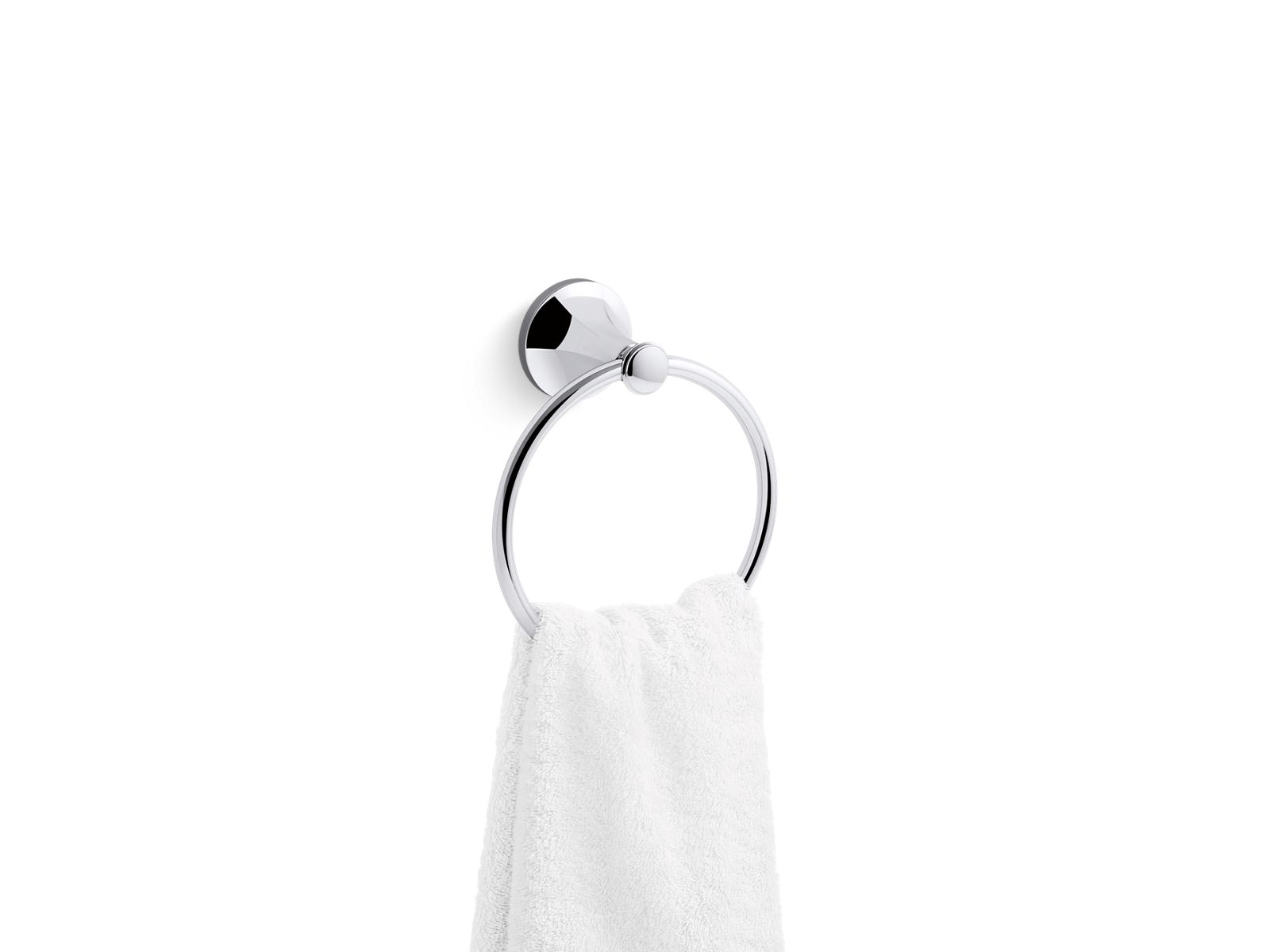 3/4 view of product with towel