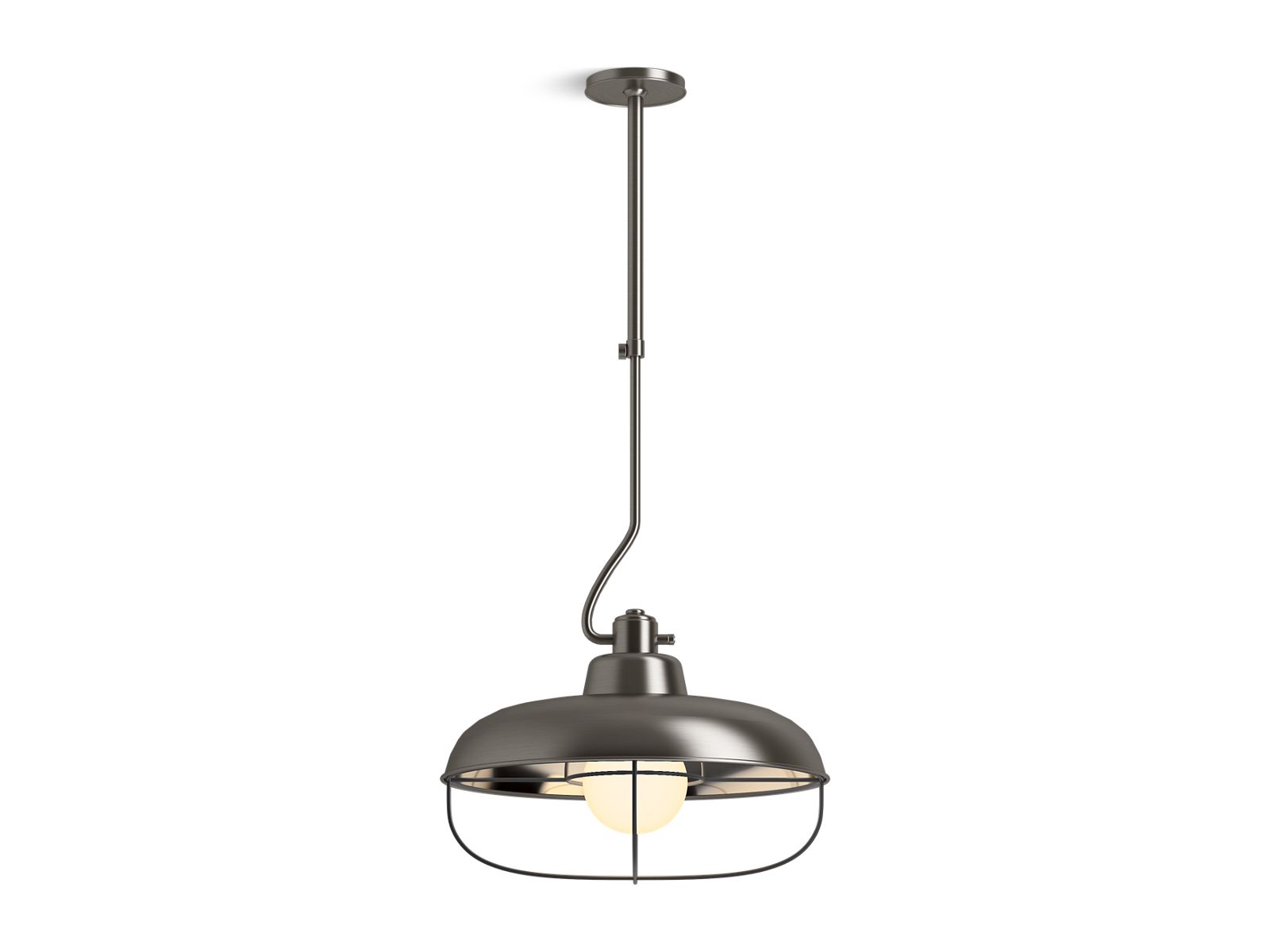 3/4 view of product with light on