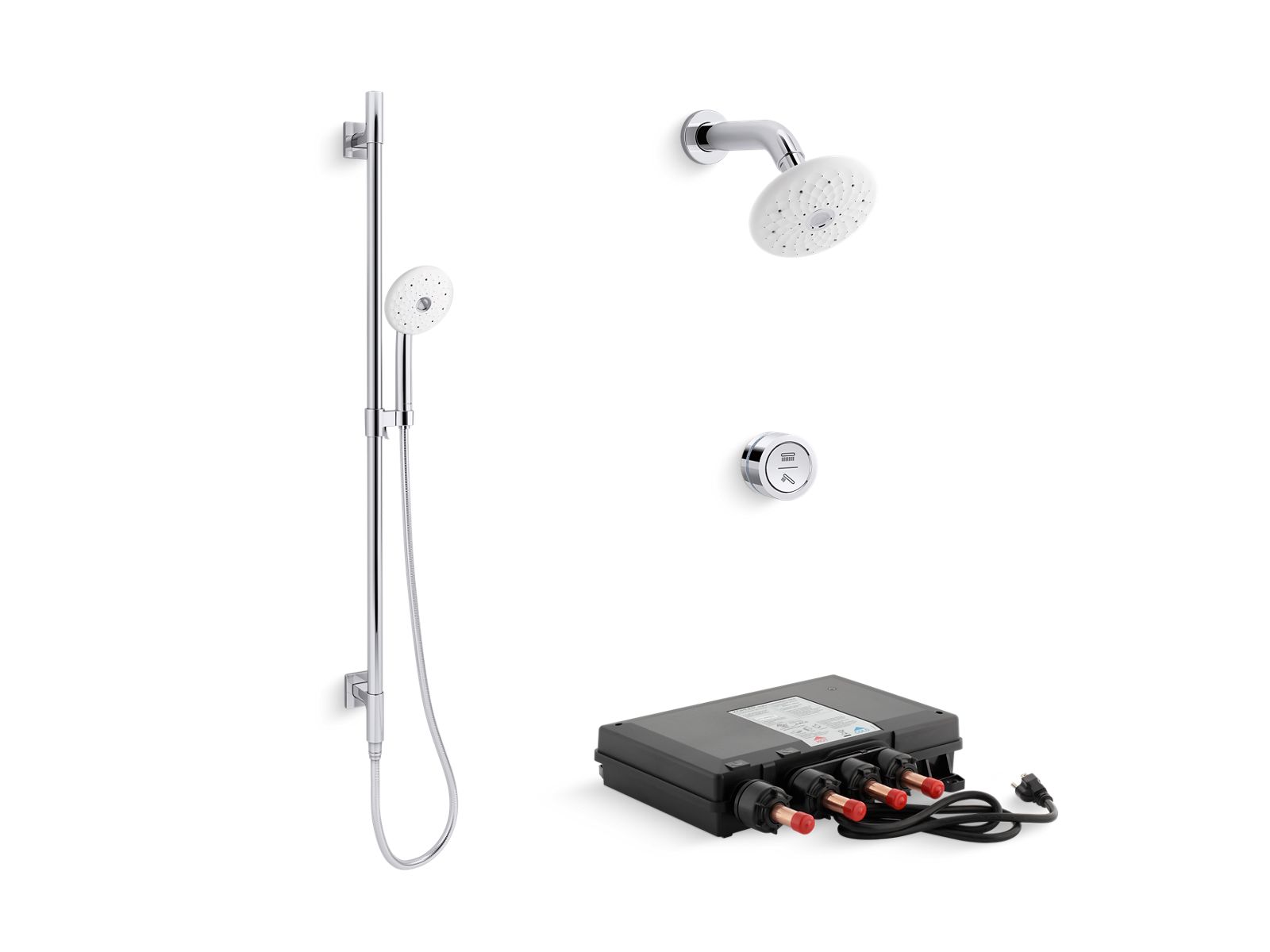 Awaken 42-Inch Deluxe Slidebar w/Integrated Supply | K-98344 | KOHLER
