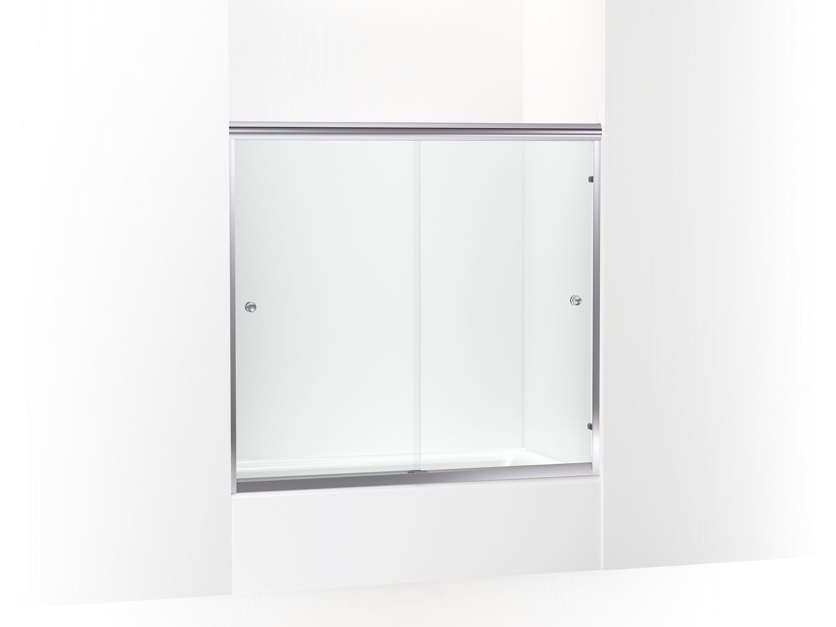 Finesse Frameless sliding bath door 54-5/8