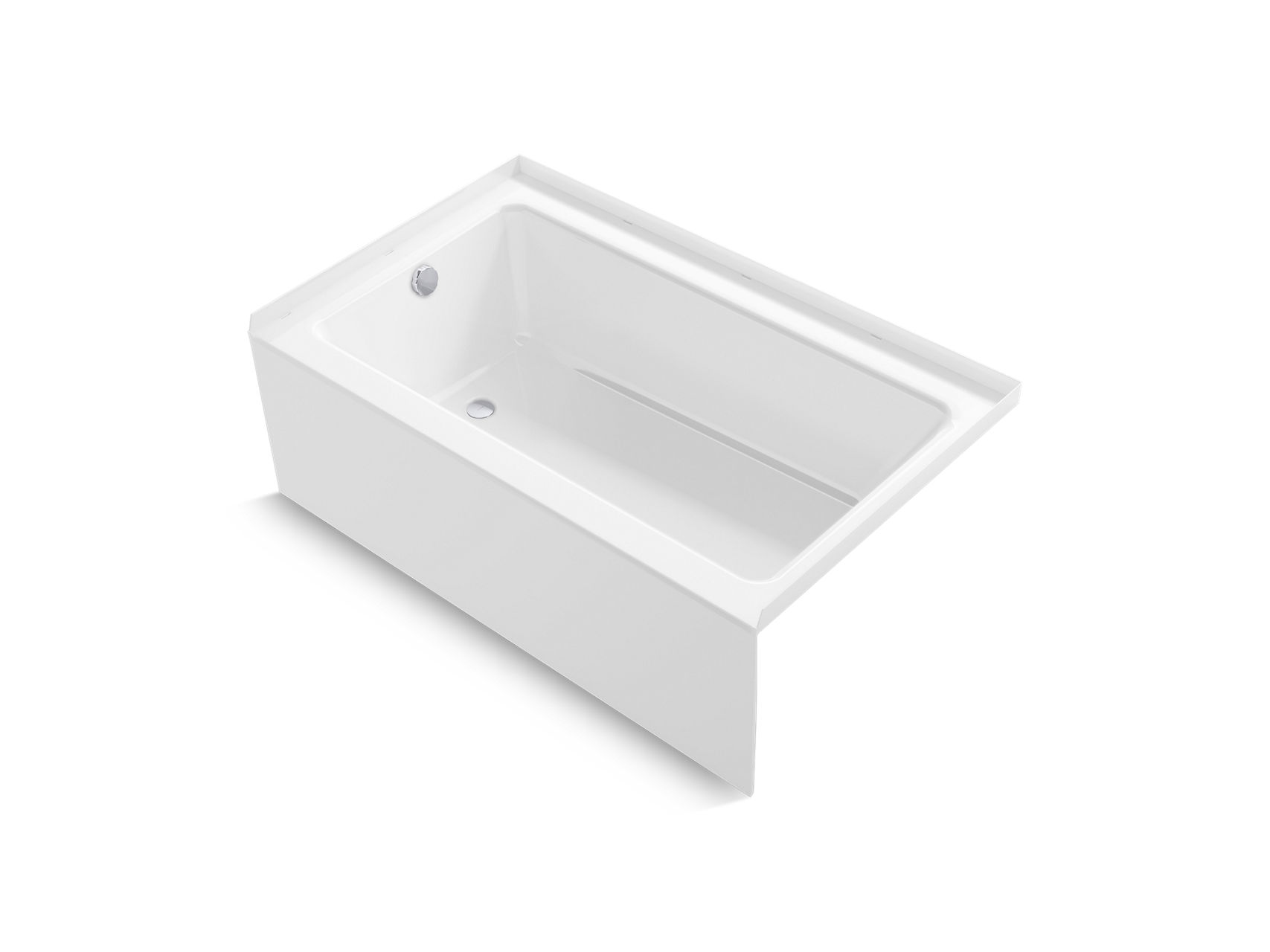 Forum 60 x 36 Vikrell Bath, Left Drain | 71621112 | STERLING