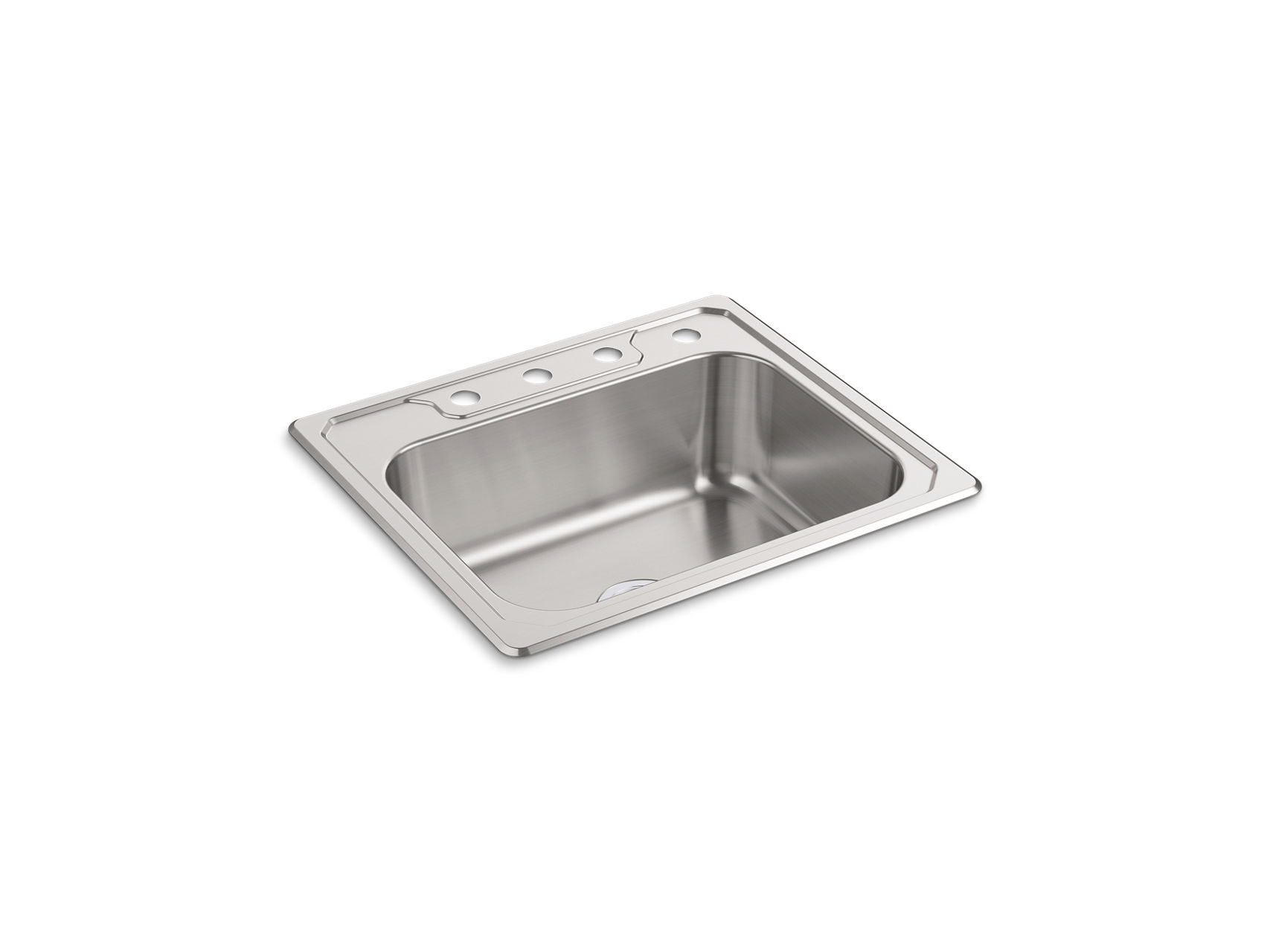 Middleton Top-Mount Single-Bowl Kitchen Sink, 25