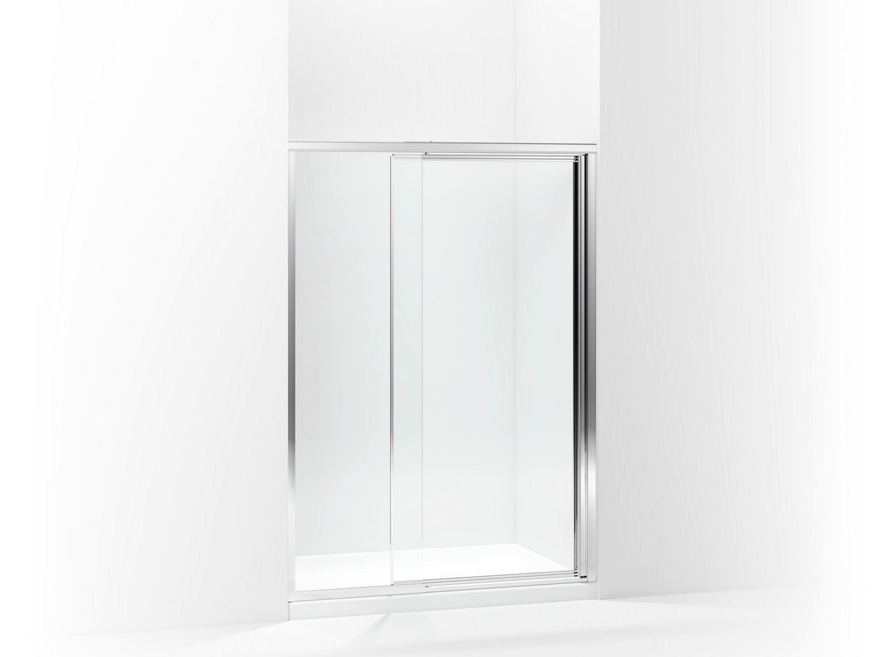 Vista Pivot Framed pivot shower door, 65-1/2
