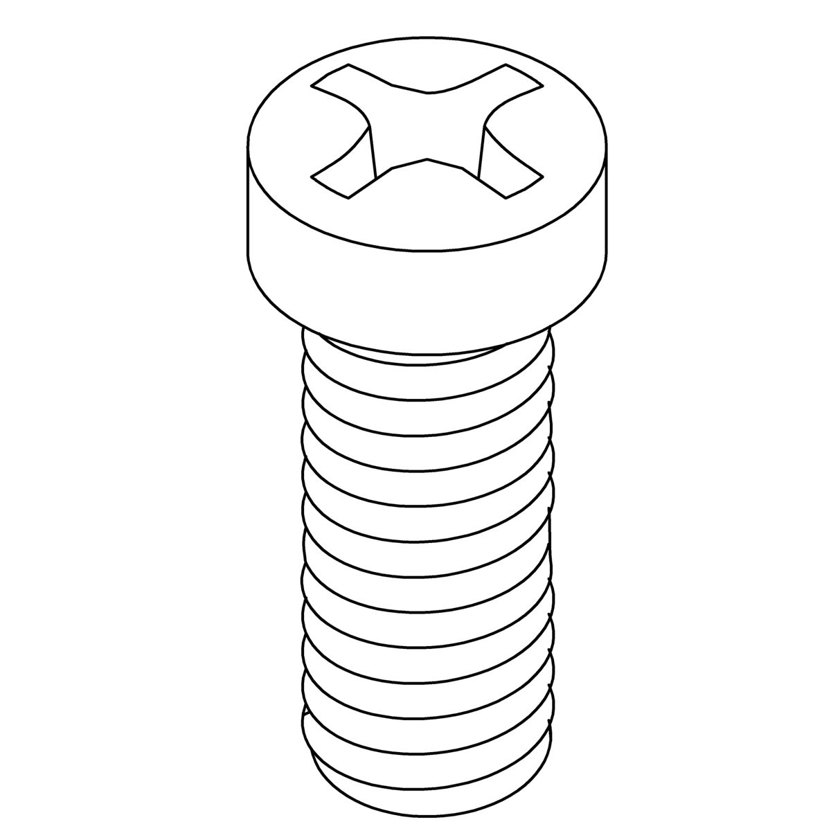 Kohler Genuine Parts Screw, 10-24 Unc-2a X 0.393, PAN HEAD