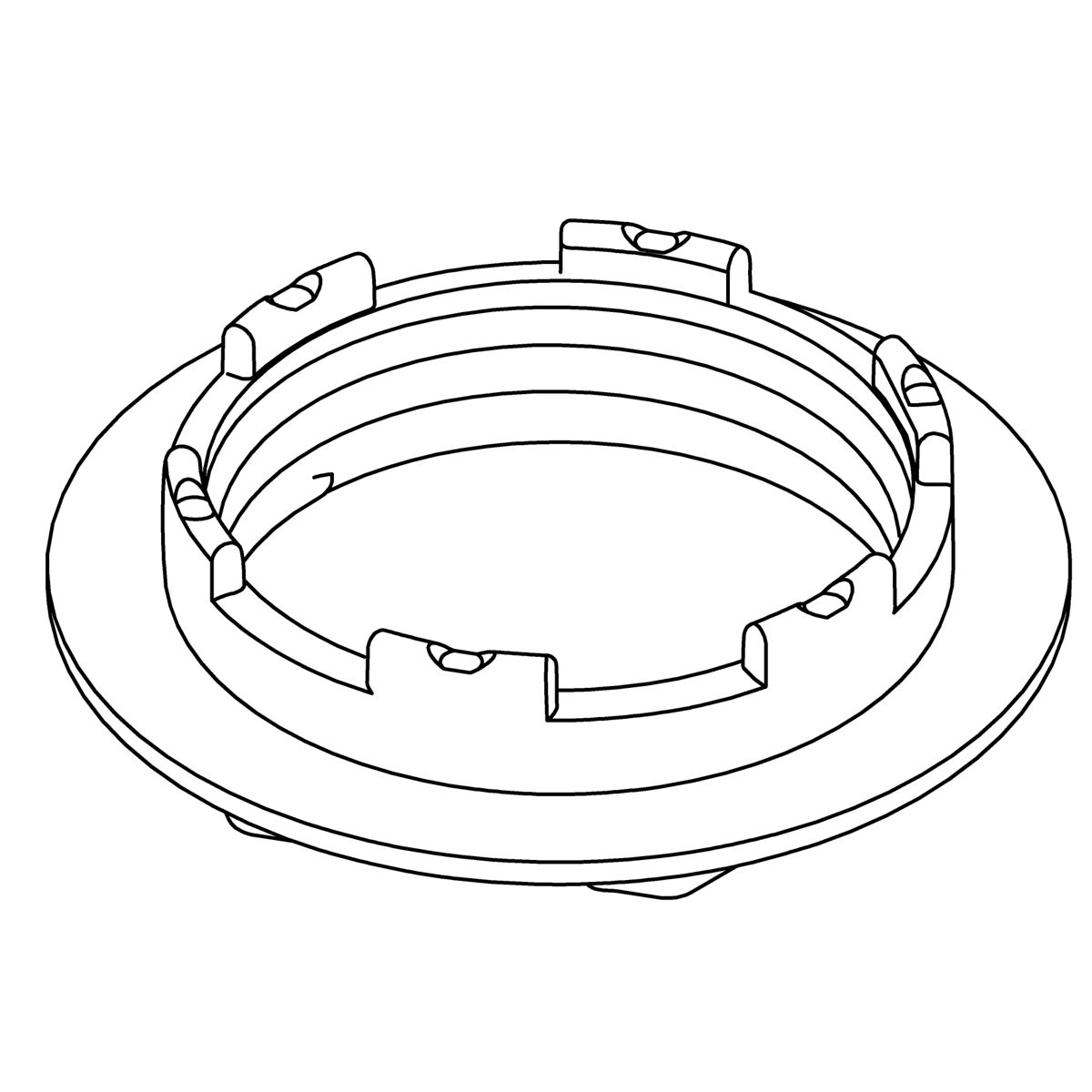Nut, Flush Valve