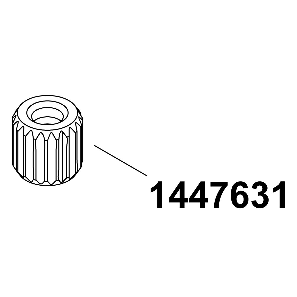 Kohler Genuine Parts Spline Adapter, Short