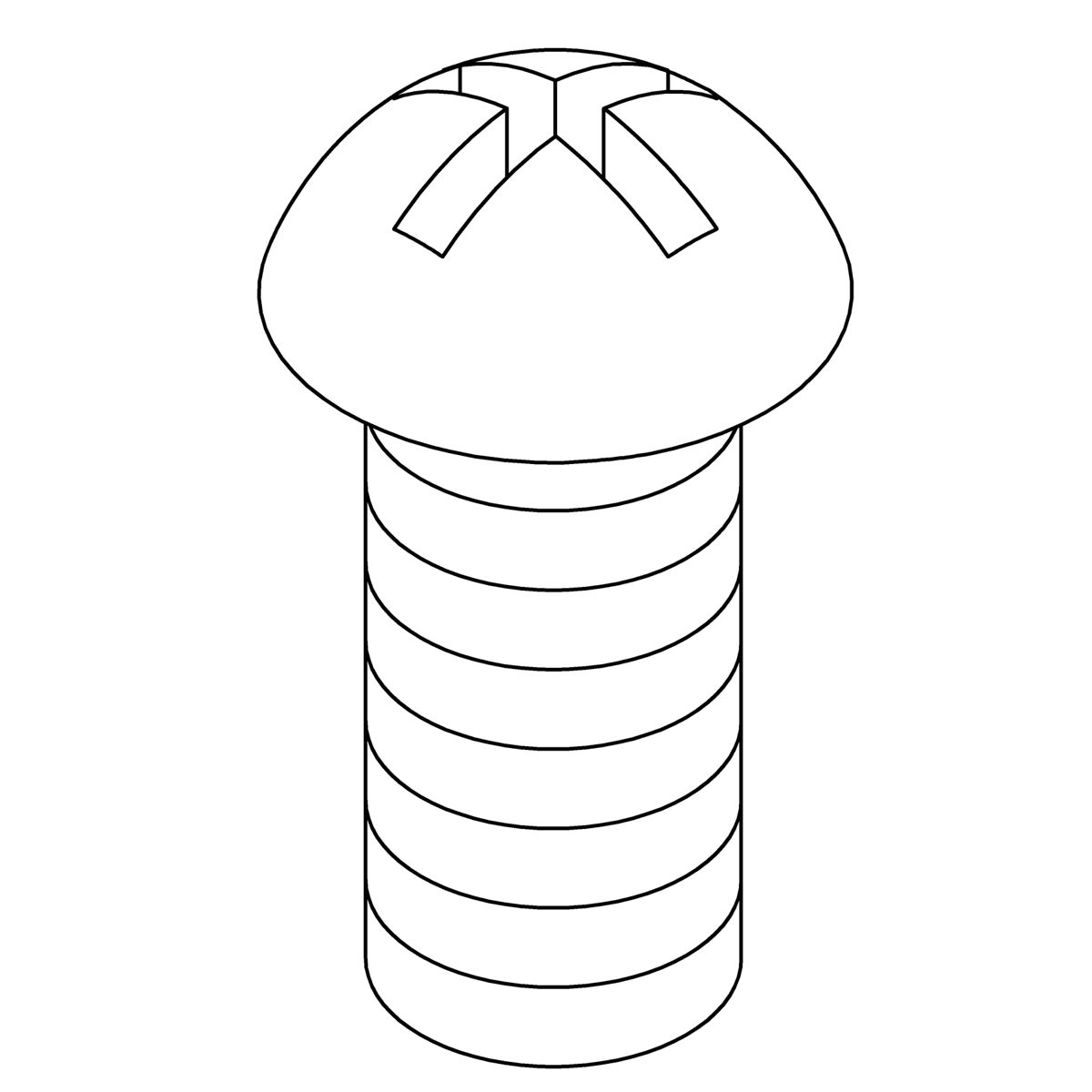 Kohler Genuine Parts Screw, 8-32UNC X 0.375, Round