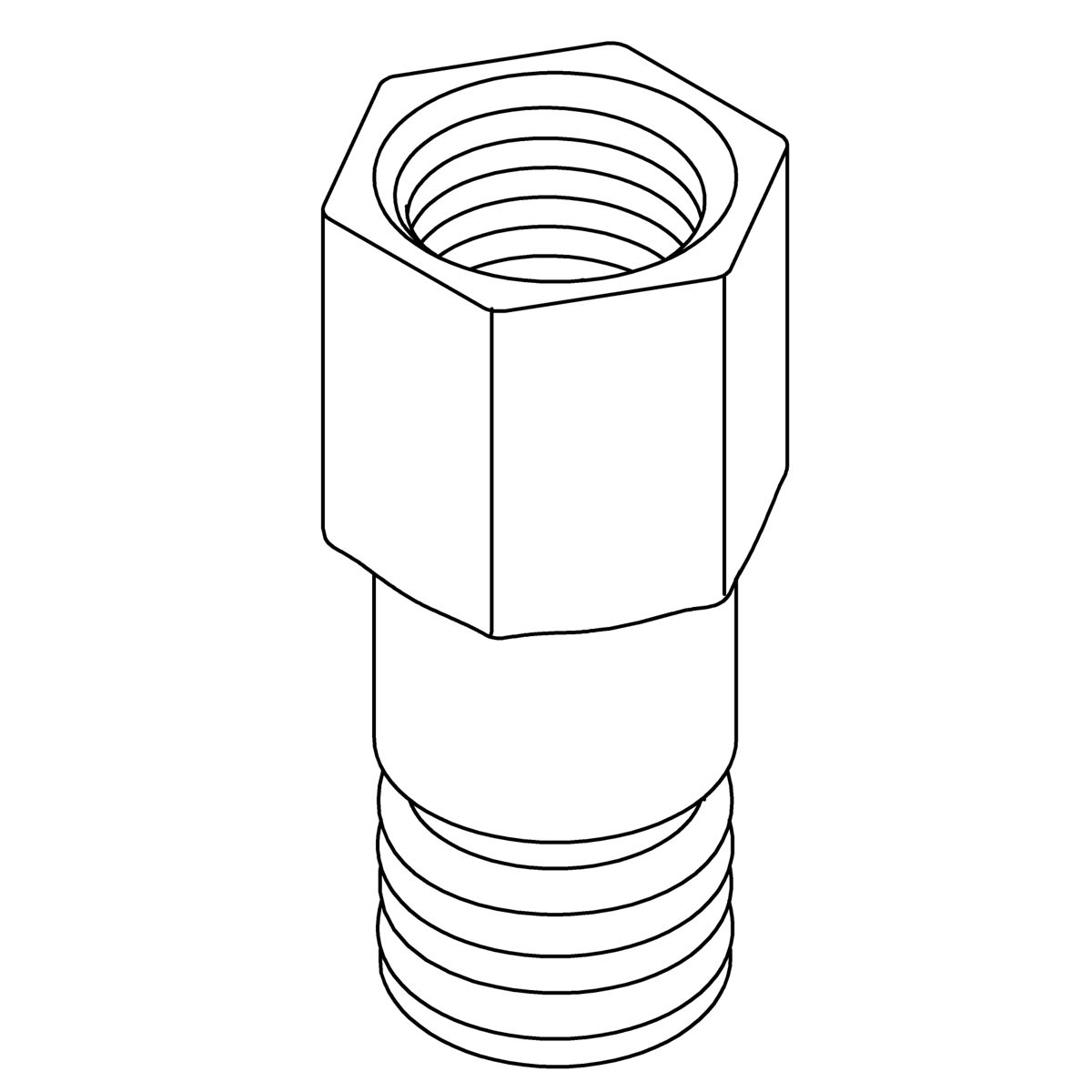 Kohler Genuine Parts Assembly, ARM Adapter NPT