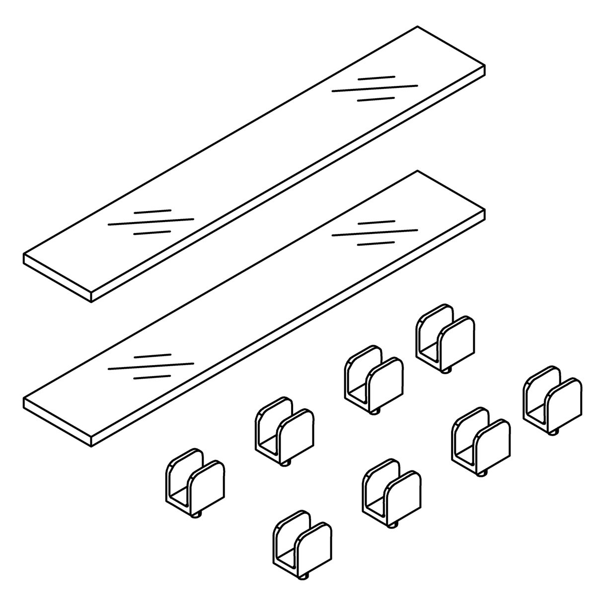Kohler Genuine Parts Service KIT, 25 Shelf WITH C Clips