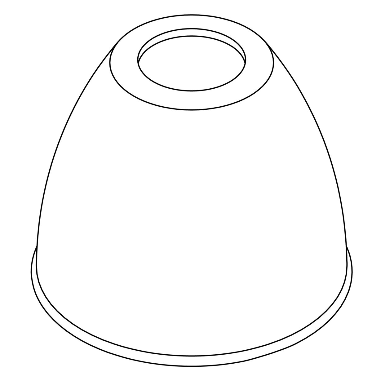 Shade, White Glass