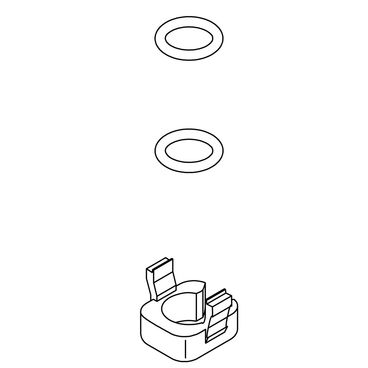 Kohler Genuine Parts Quick Connect Clip/o-ring KIT