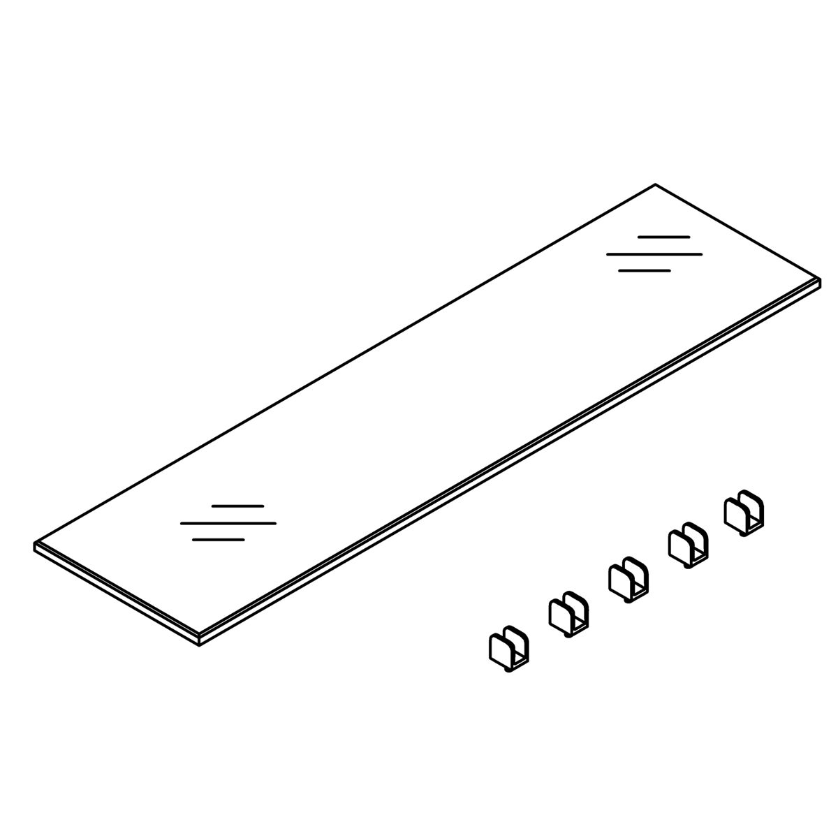 Glass Shelf Kit
