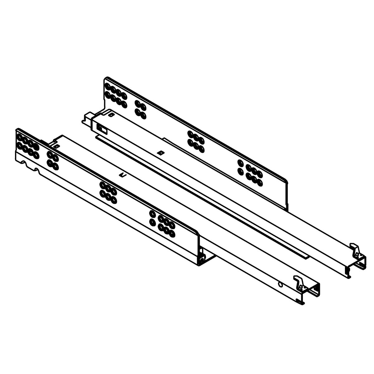 Kohler Genuine Parts Drawer Slider Service KIT 450MM