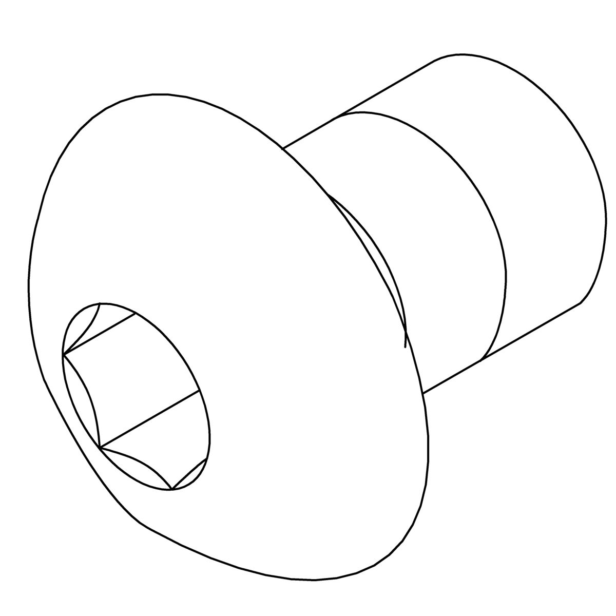 Kohler Genuine Parts Screw, M4-0.7mm X 6MM, DOME HEAD
